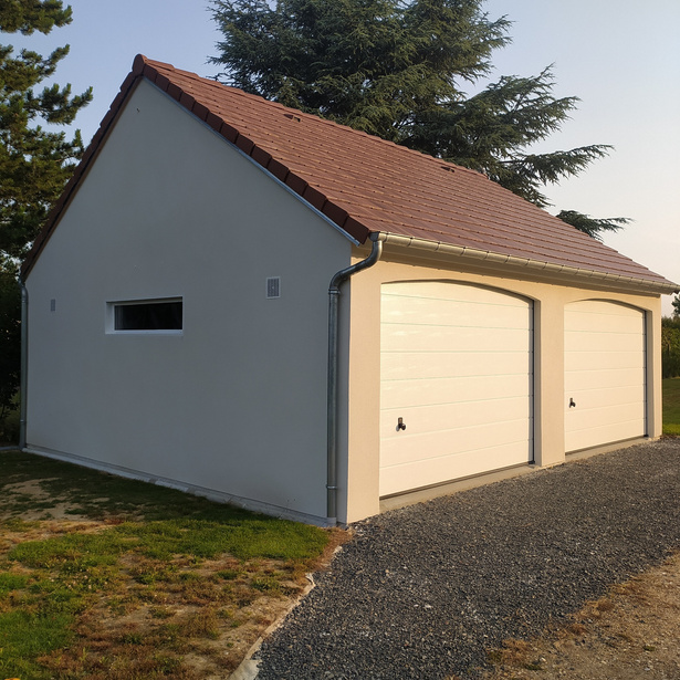 construction d'un garage DOIZON double entrée façade en béton préfabriqué et ravalement, Eure, Seine-Maritime
Normandie