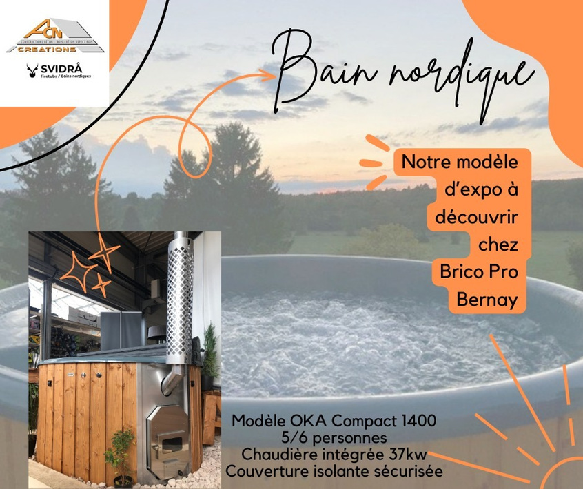 exposition bain nordique en Normandie, Bernay, Eure, chez Brico Pro 