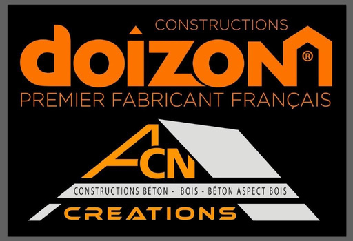 Doizon construction garage préfabriqué, béton, béton aspect bois, carport, auvent, abri de jardin, ACN CREATIONS , concessionnaire 
dans l'Eure et la Seine-Maritime